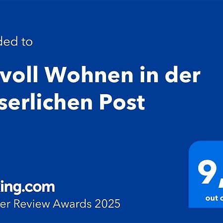 Stilvoll Wohnen In Der Kaiserlichen Post Westerstede Exterior foto